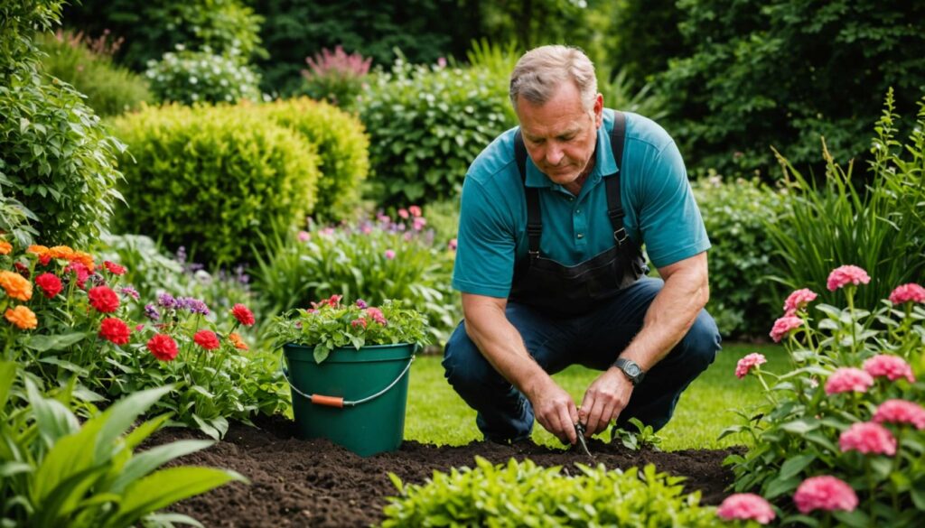 un jardinier