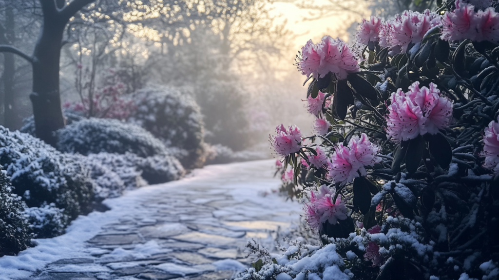 rhododendron simsii jardin gel