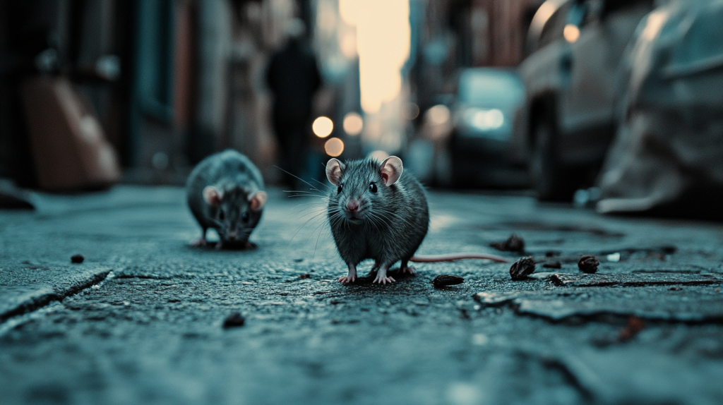 rats dans la ville